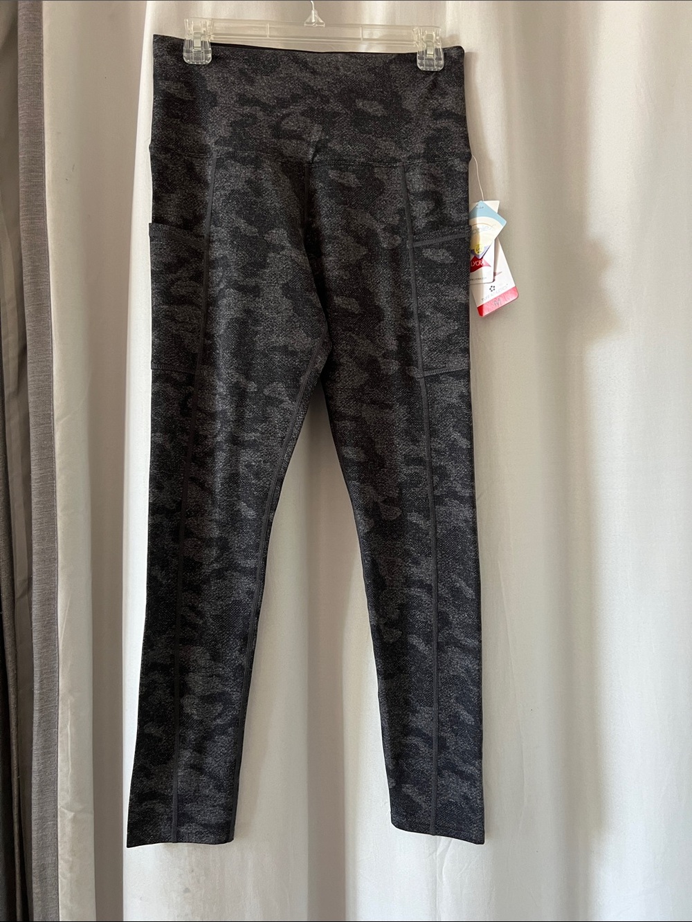 Tuff Athletics Charcoal Camo High-Waist Leggings